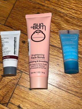 Skincare samples 3X